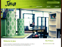 Tablet Screenshot of javafurniture.co.nz
